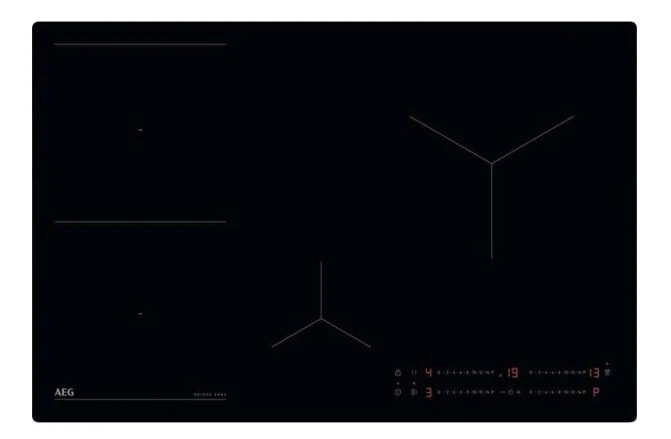 AEG TO84IB00IB Nero Da incasso 80 cm Piano cottura a induzione 4 Fornello(i)