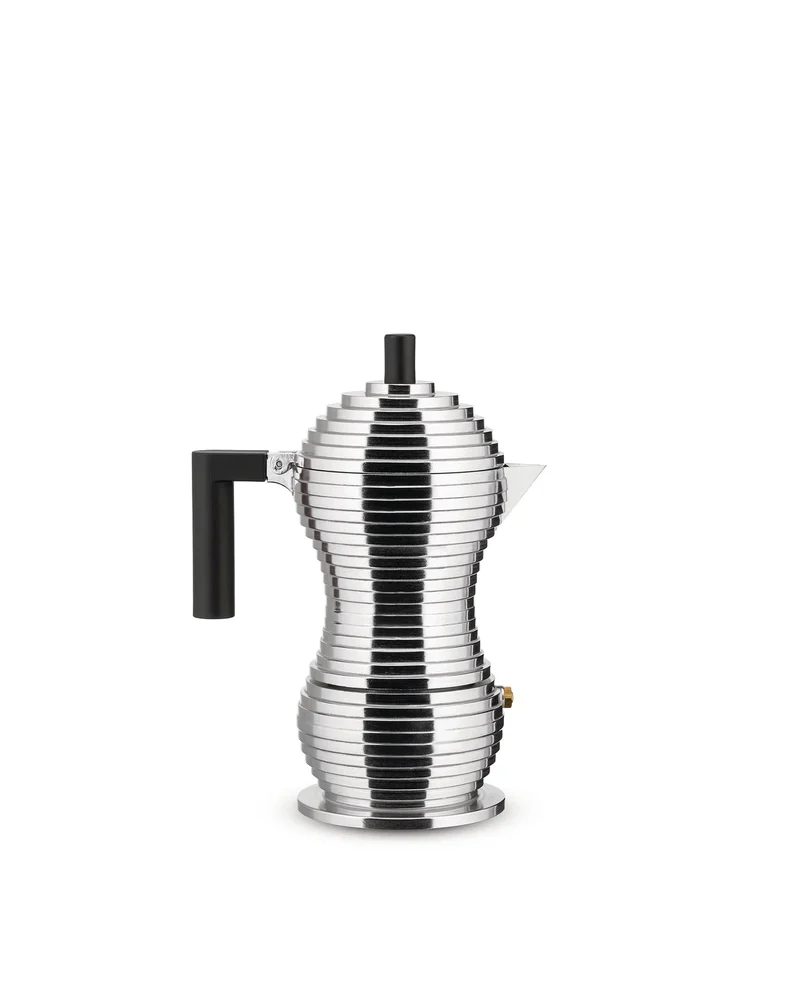 Caffettiera 6 Tazze 'Pulcina New' Nera - Alessi