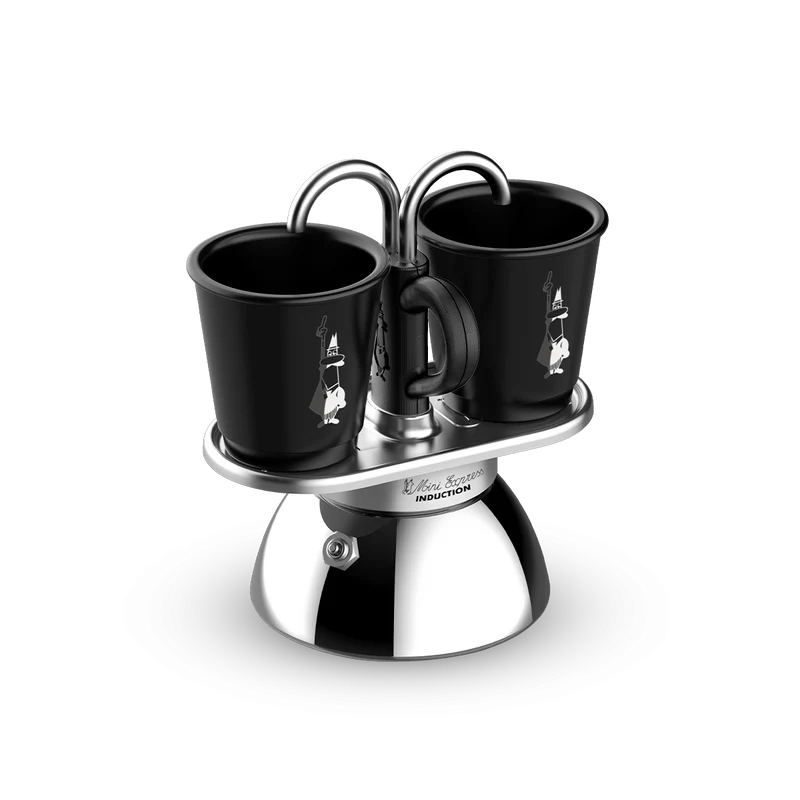 Mini Express Induzione C/2 Bicchierini Nera - Bialetti