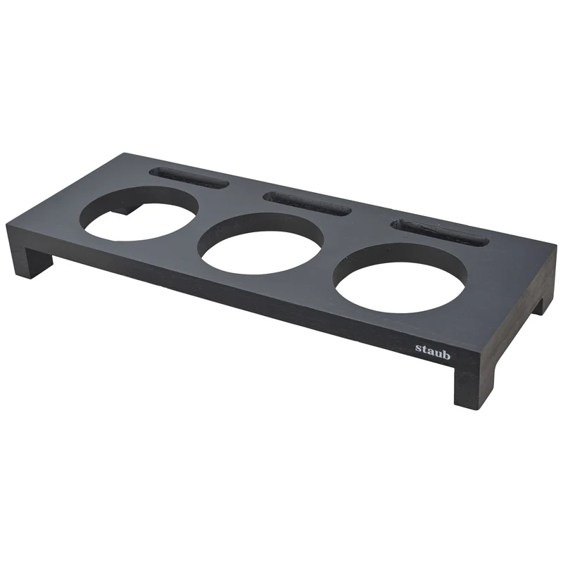 Supporto Rettangolare Per Cocotte Nero - Staub
