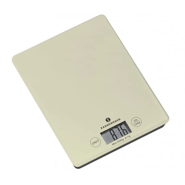 Bilancia Digitale 5 Kg Crema - Zassenhaus