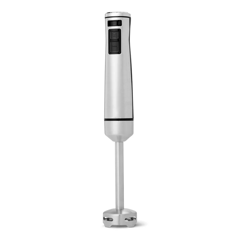 Amazon Basics - Frullatore a Immersione Manuale Multi-Velocità da 1000 Watt, con Cavo, Colore Argento