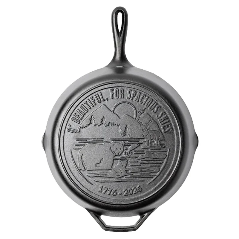 Padella tonda USA Spacious Skies Logo