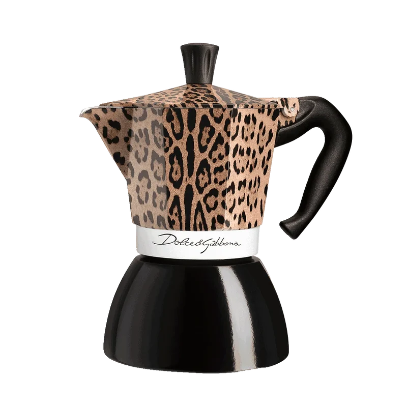 Bialetti Moka Induction Leopardo 6 Tazze Dolce&Gabbana