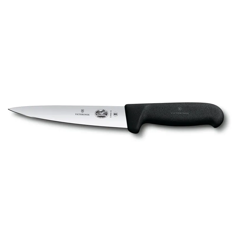 Coltello per scannare a punta, manico Fibrox, 14 cm