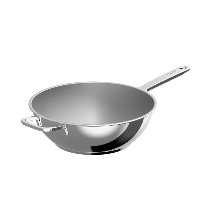 BergHOFF Wok Helix D30 cm in Acciao Inox