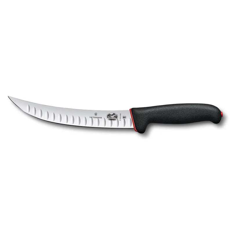 Coltello Da Macello curvo alveolato Dual Grip 20 cm