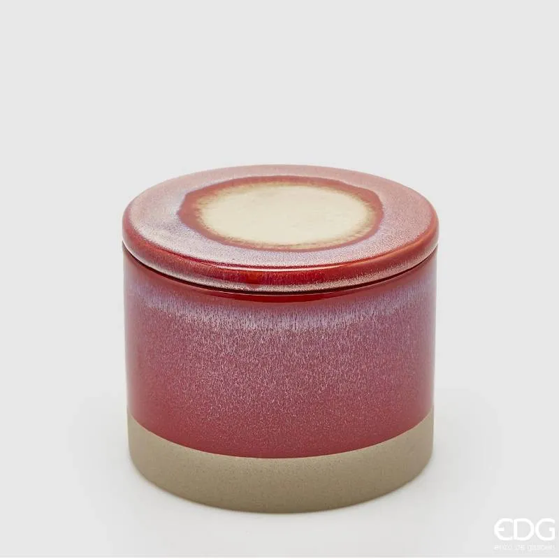 EDG Enzo De Gasperi Scatola Decorativa H12 cm Rosa