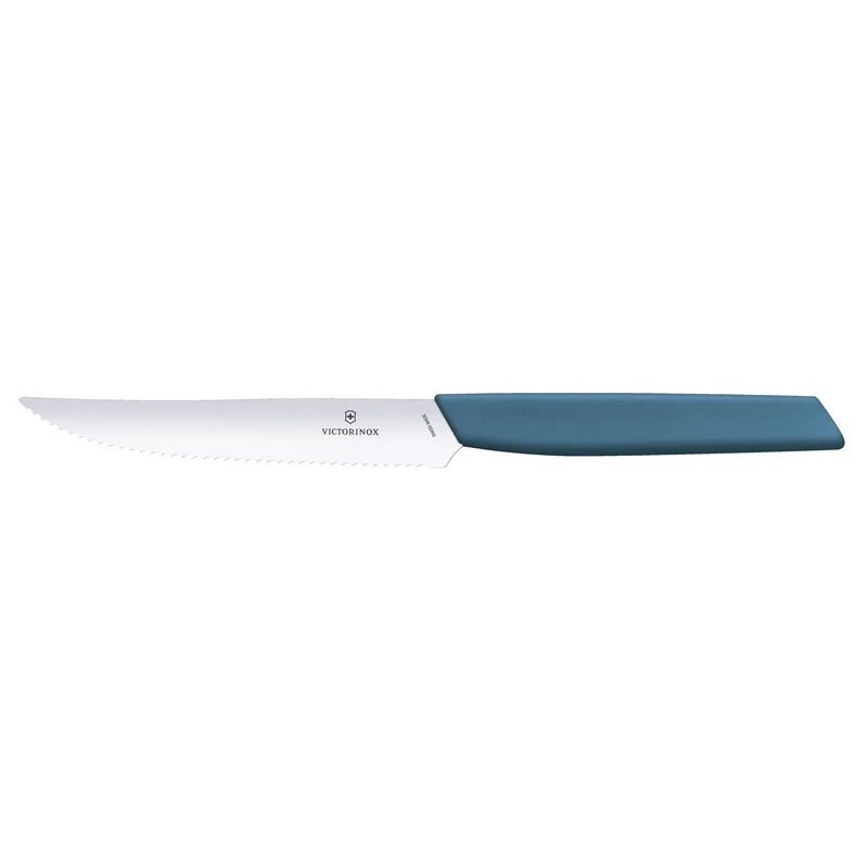 Coltello bistecca e pizza manico Cornflower Blue - Swiss Modern