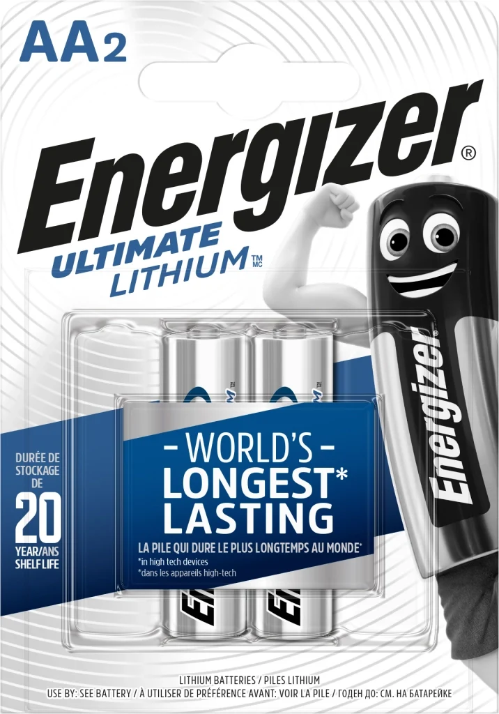 Pila al Litio Ultimate Lithium Stilo 1 5 V 2 Pezzi. 12 Confezioni