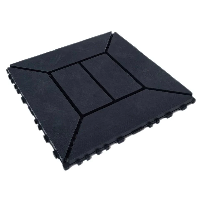 MA MAISON SET DI PIASTRELLE PER PAVIMENTO DA ESTERNO MODELLO EASY ANTRACITE 30,4X30,4X2 H CM - 0,83 M2 6 PEZZI