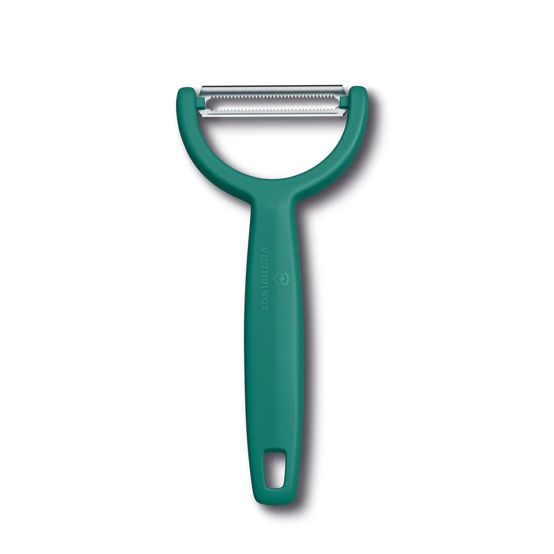 Pelaverdure Ypso verde con lama dentellata