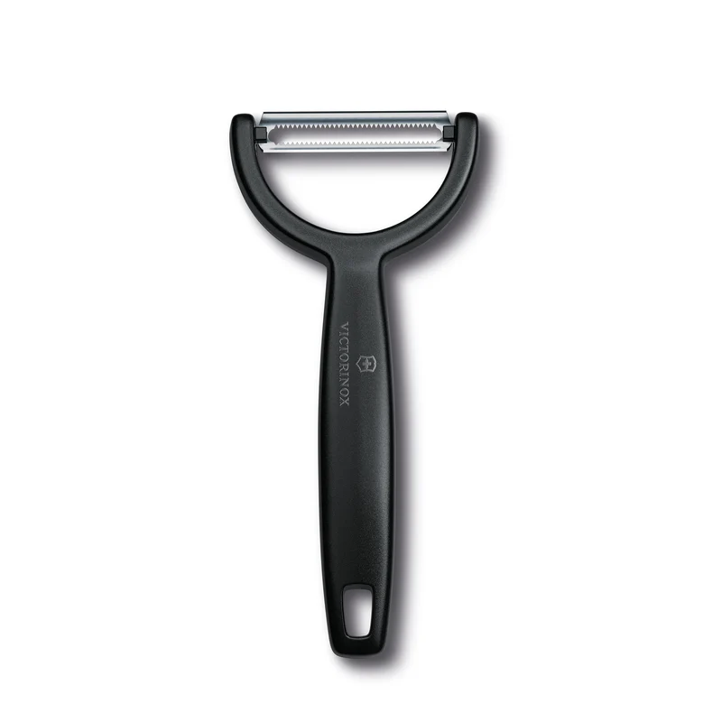 Pelaverdure Ypso nero con lama dentellata