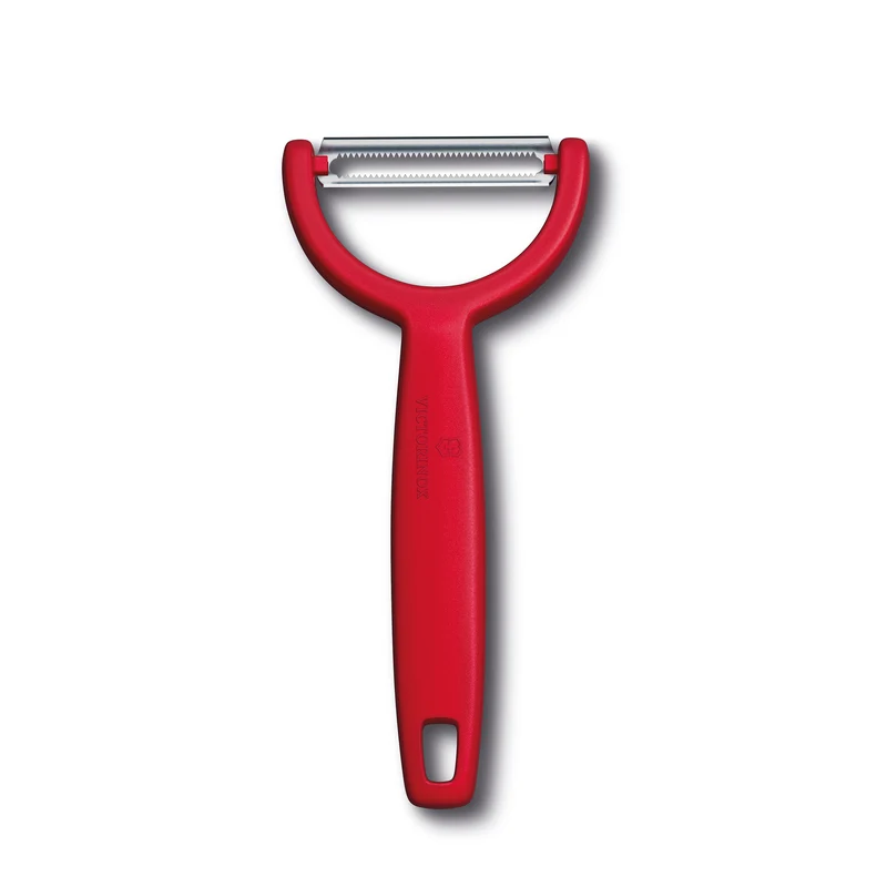 Pelaverdure Ypso rosso con lama dentellata