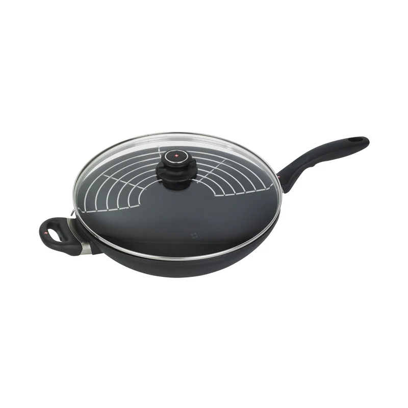Wok con coperchio Ø 32Cm