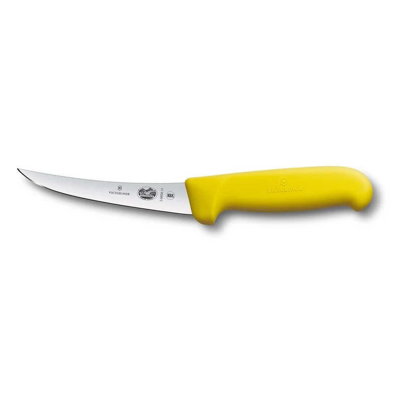 Coltello disosso curvo giallo senza busta - Fibrox