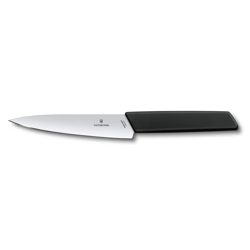 Coltello cucina manico nero - Swiss Modern