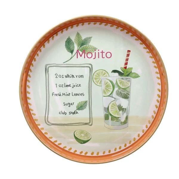 Andrea Fontebasso Vassoio Summer Time D38 cm in Polipropilene Mojito