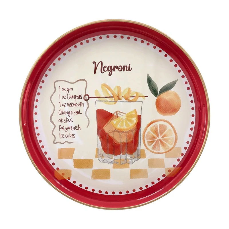 Andrea Fontebasso Vassoio Summer Time D38 cm in Polipropilene Negroni