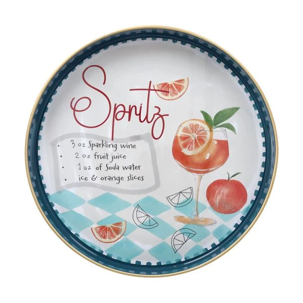 Andrea Fontebasso Vassoio Summer Time D38 cm in Polipropilene Spritz