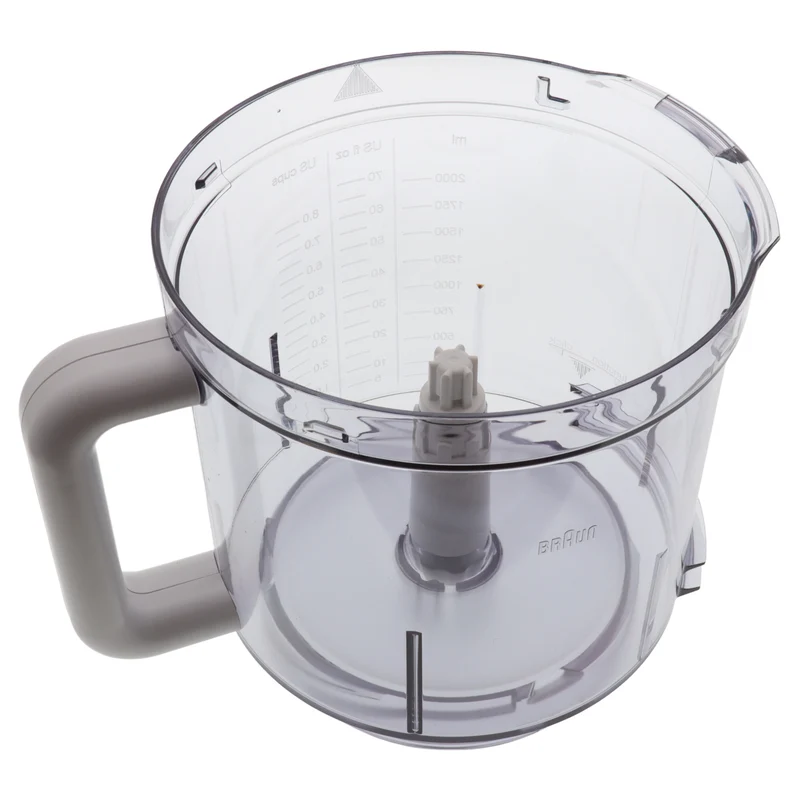 Braun ciotola contenitore 2000ml robot Multiquick 3 5 CombiMax K600 K650 K700 K750 Tribute