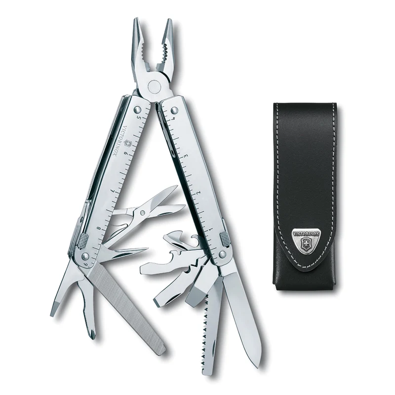 Swiss Tool X con fodero in pelle
