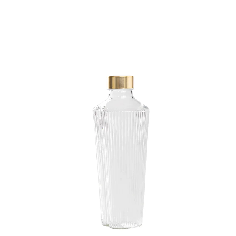 Zafferano Bottiglia Handy Trasparente con Tappo 900 ml