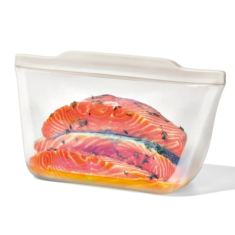 Sacchetto stand-up riutilizzabile in silicone 1,8L