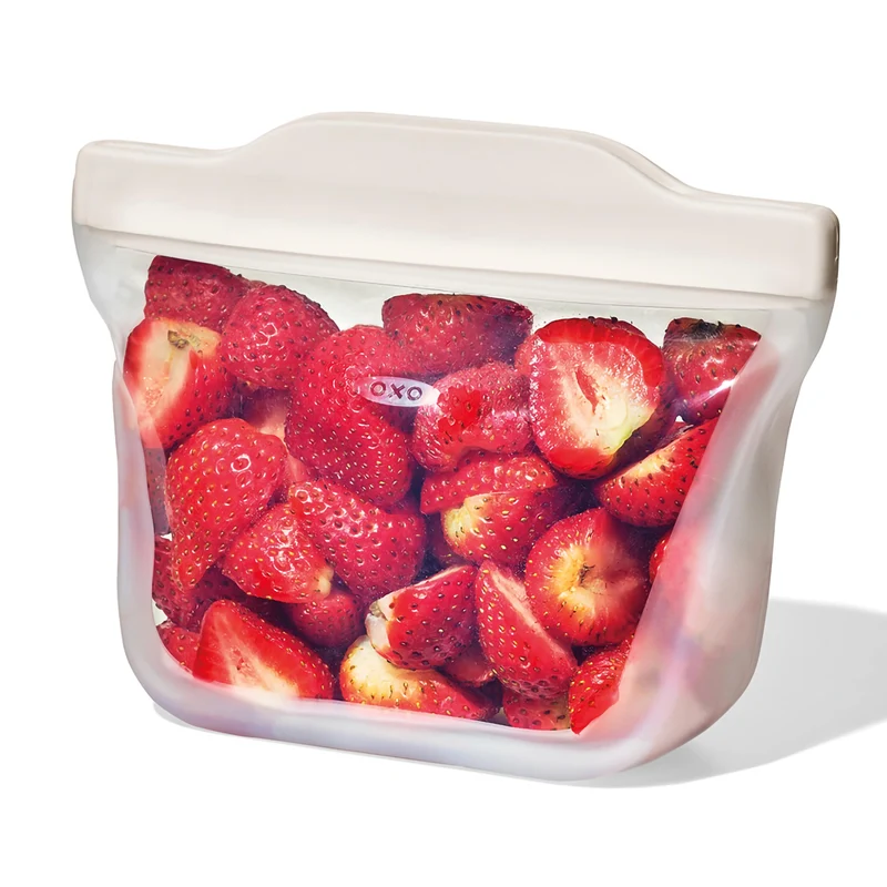 Sacchetto stand-up riutilizzabile in silicone 335ml