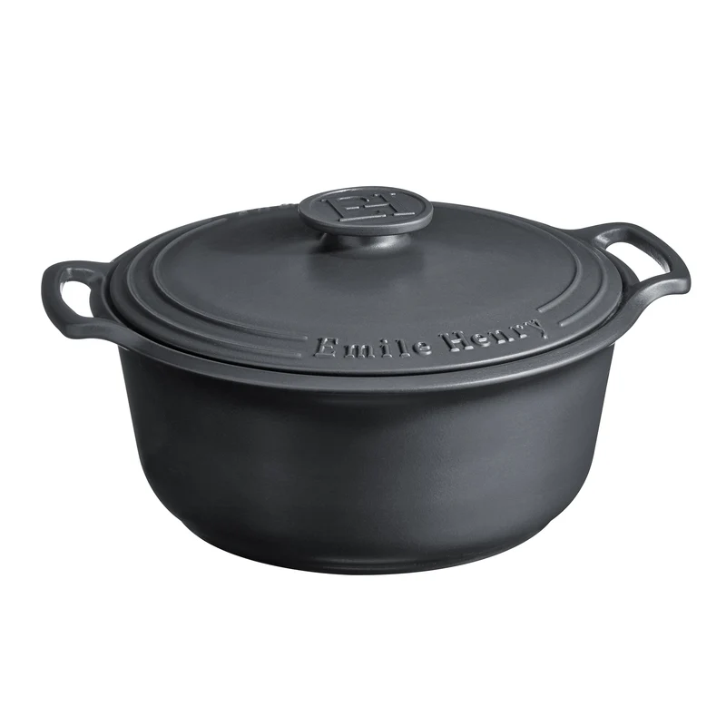 Runder Schmortopf - 7,1 L Graphite _