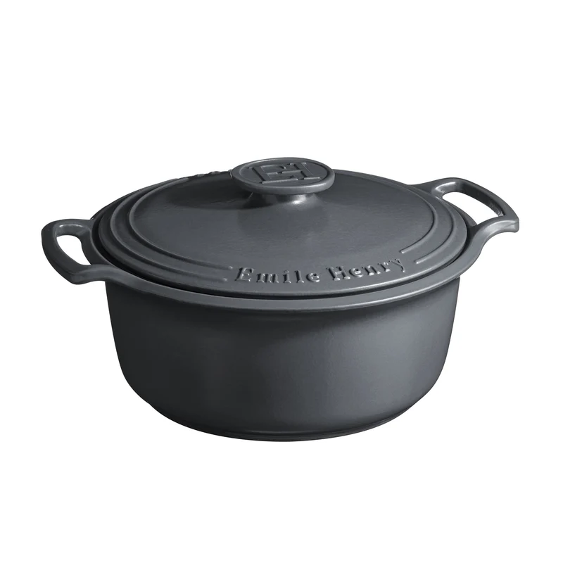 Runder Schmortopf - 5,8 L Graphite _