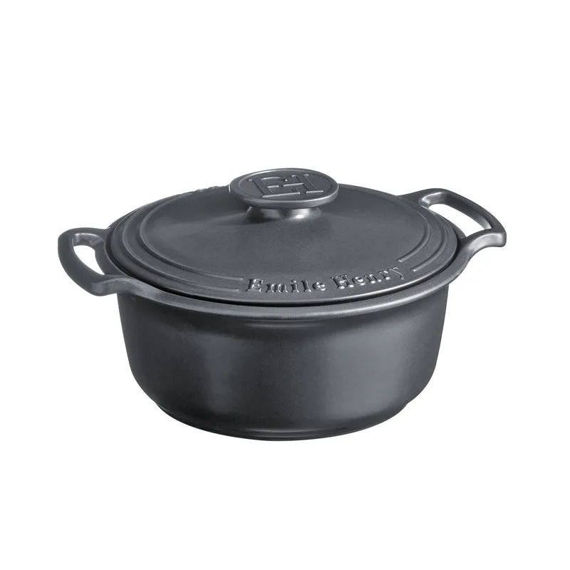 Runder Schmortopf - 4,2 L Graphite _