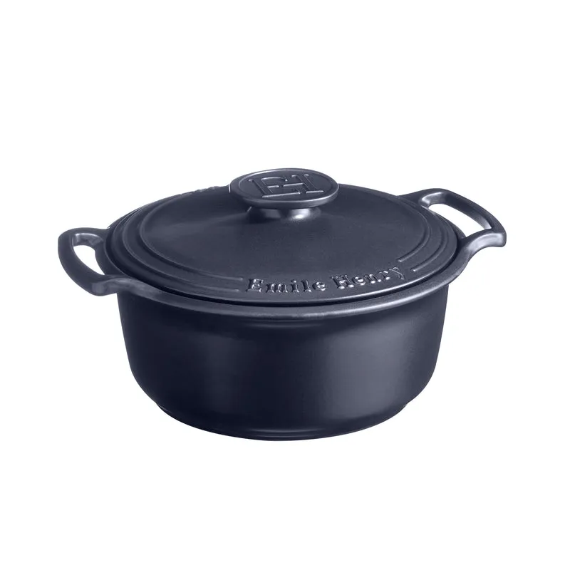 Runder Schmortopf - 4,2 L Indigo _