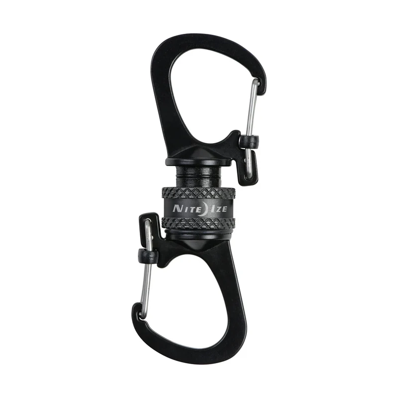 Slidelock 360° Magnetic Locking Carabiner - Charcoal