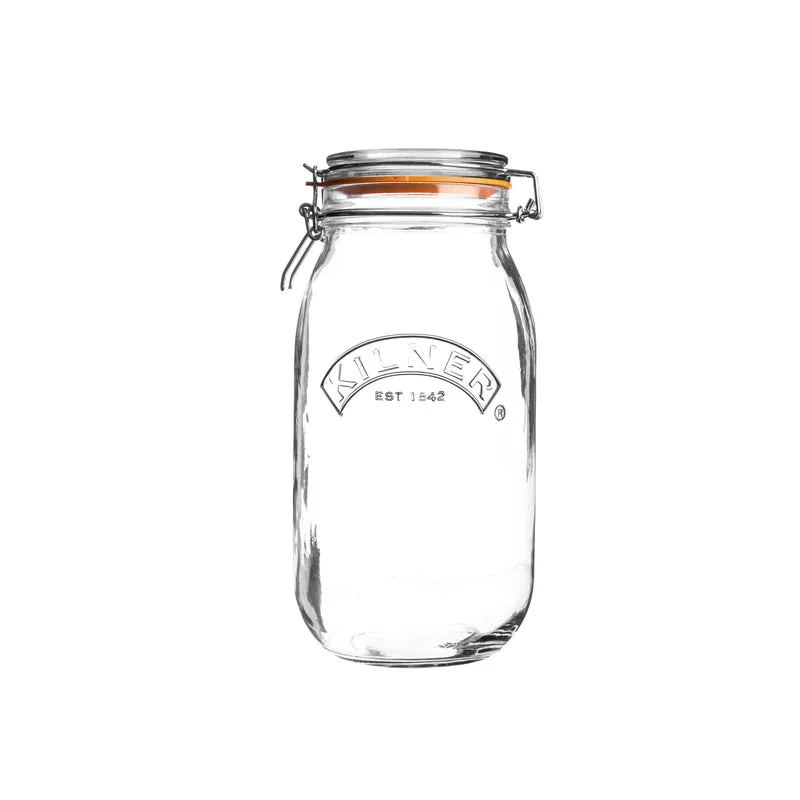 Round Clip Top Jars 1,5L
