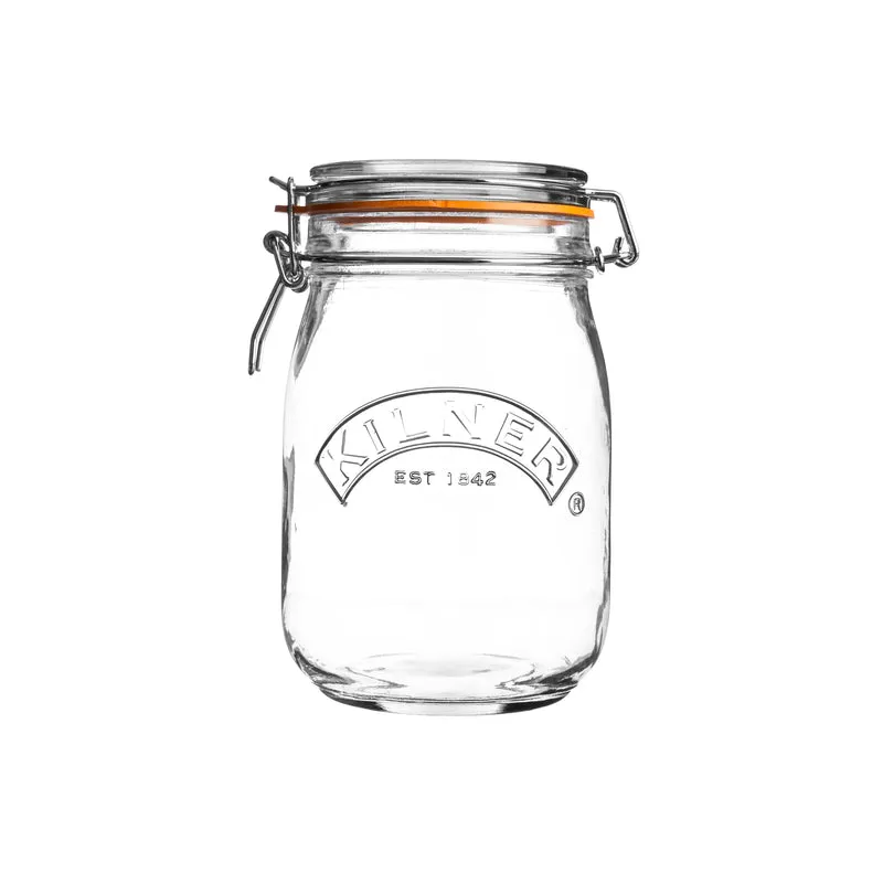Round Clip Top Jars 1L