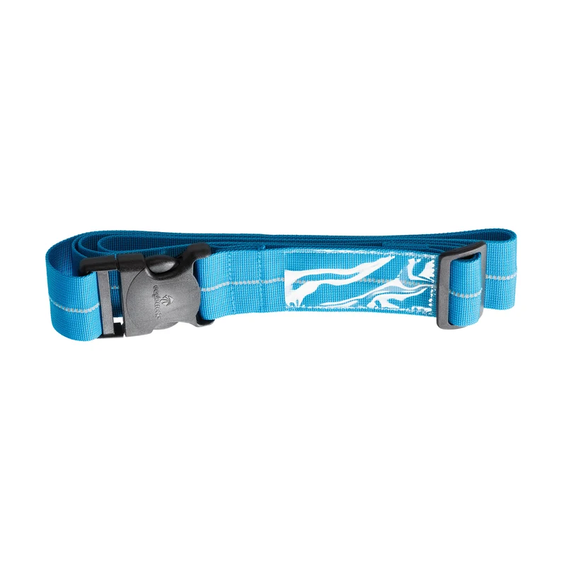 Reflective Luggage Strap Brilliant Blue