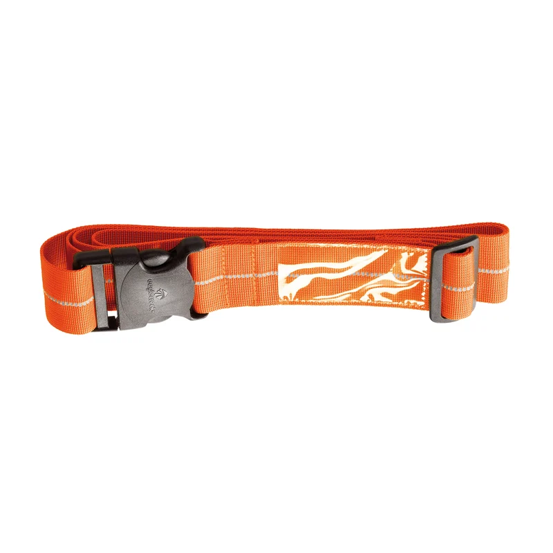 Reflective Luggage Strap Flame Orange
