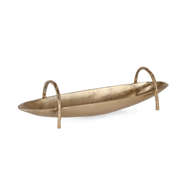 Andrea Bizzotto Vassoio Decorativo Sagar 47,5x12 cm Oro