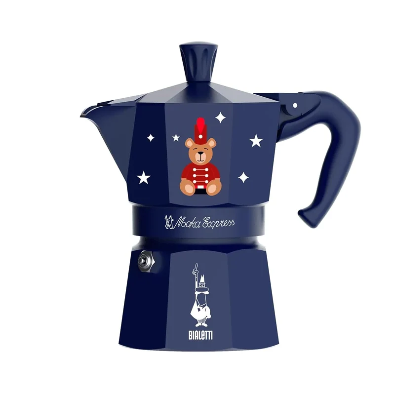 Bialetti Moka Express Natalizia 1 Tazza Blu