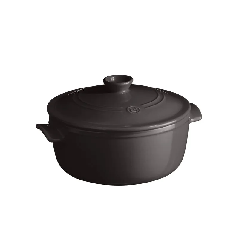 Runder Schmortopf Ø 24 cm, 4 l Fusain