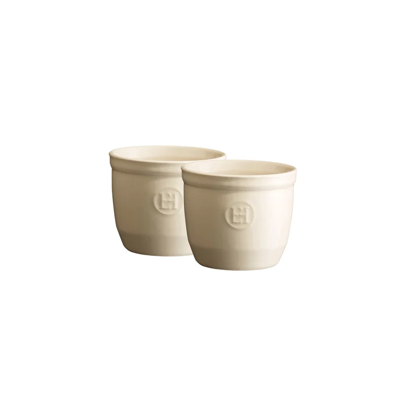 Töpfchen-Set (2-teilig) - Nr. 8 Argile