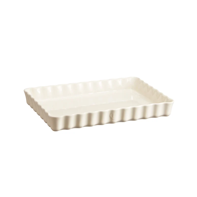 Rechteckige Tarteform (tief) Argile