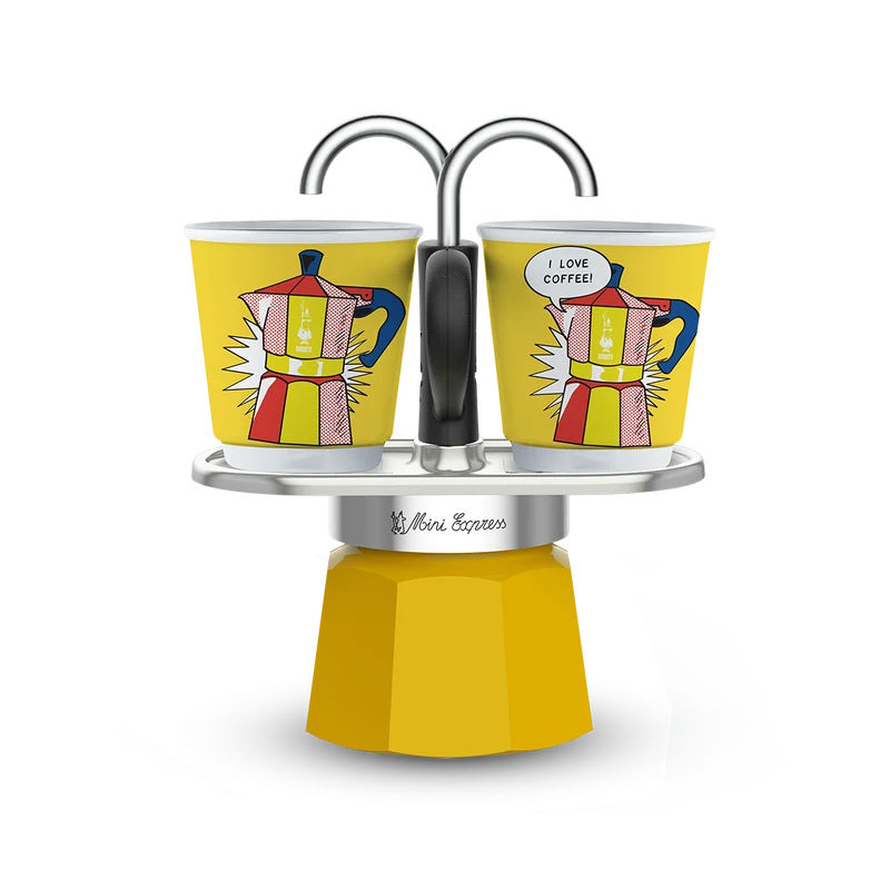 Bialetti Moka Mini Express Lichtenstein 2 Tazze