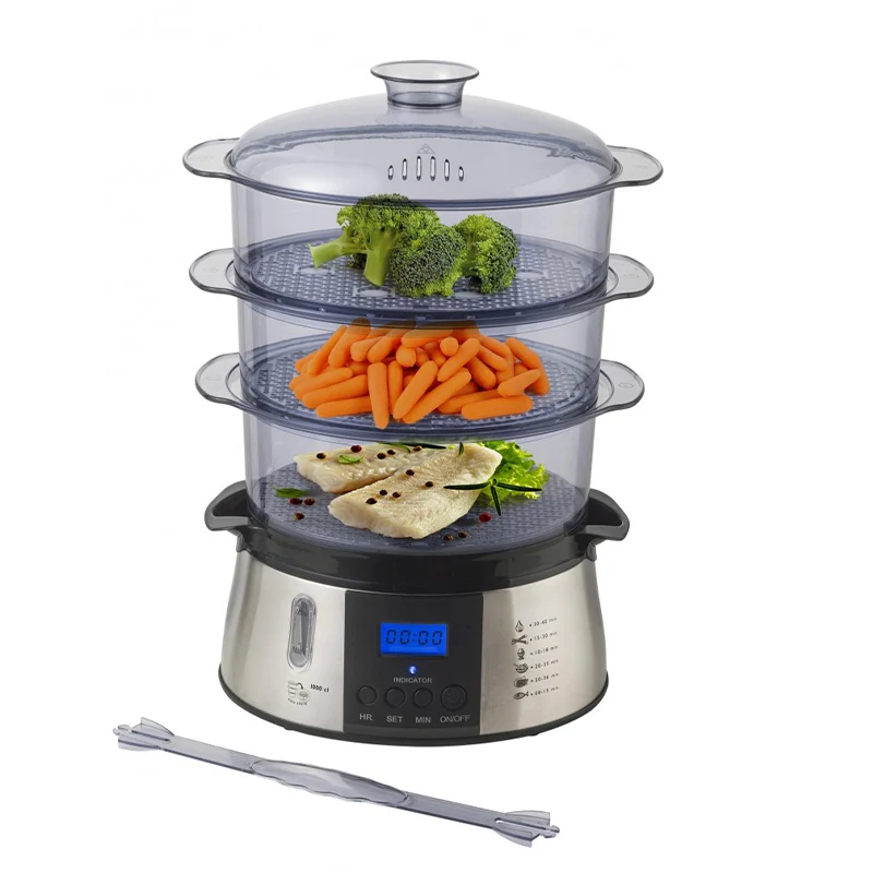 Brandani Vaporiera digitale Techno Inox 44 cm
