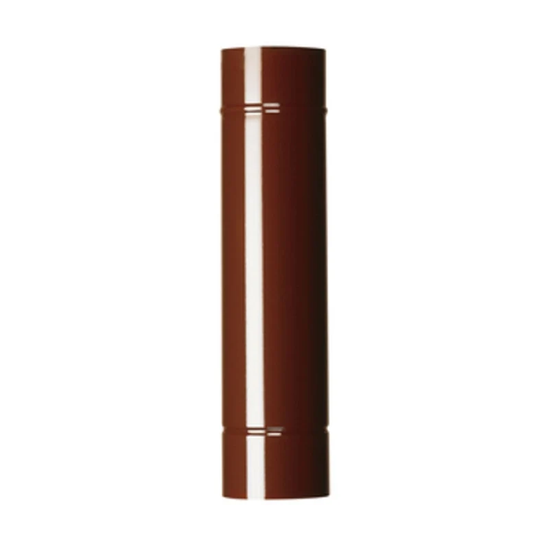 Tubo per Stufa H 50 cm Ø 10 cm Marrone 12 Pezzi