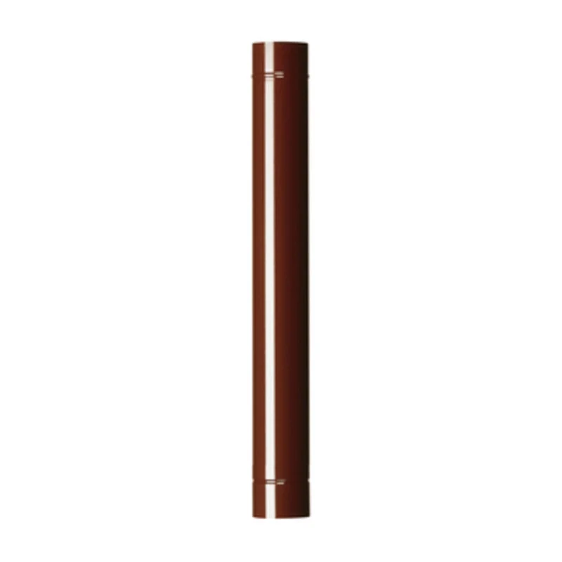 Tubo per Stufa H 100 cm Ø 10 cm Marrone 12 Pezzi