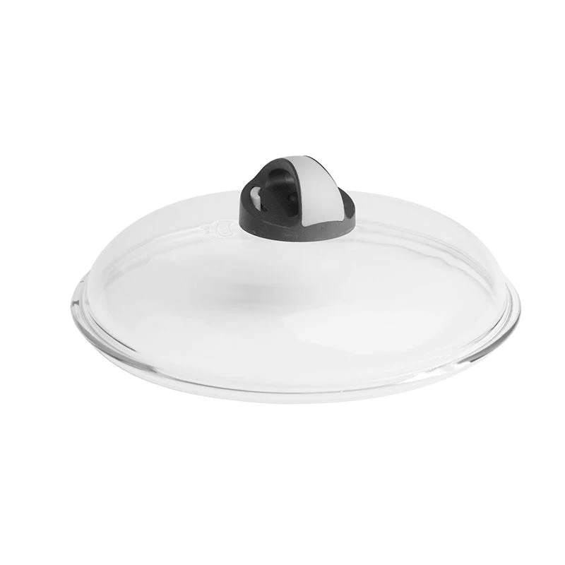 Ballarini Coperchio in vetro Steelrim Bombato con sfogo 24 cm