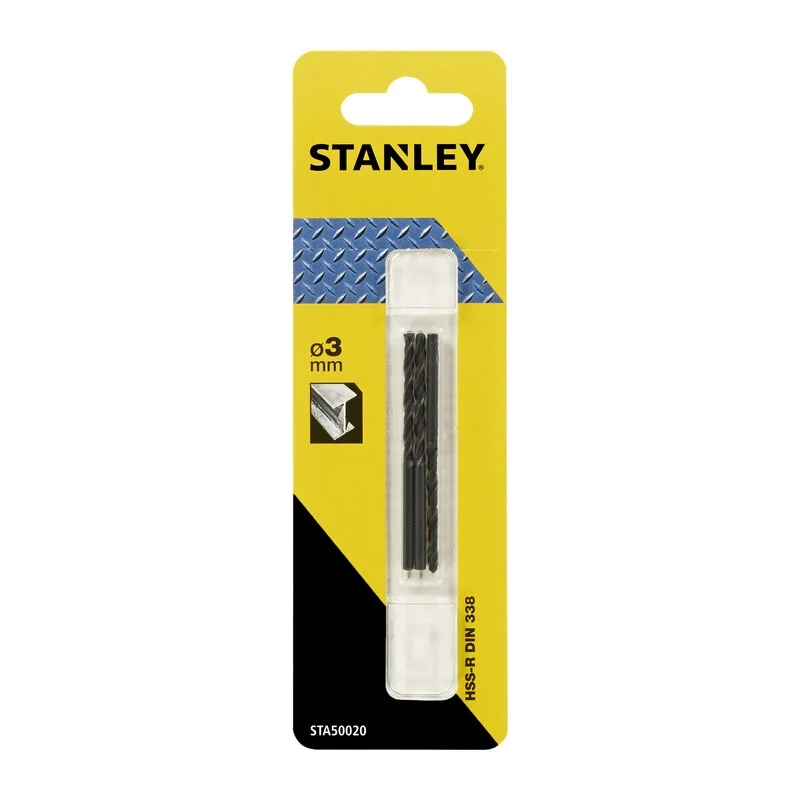 Piranha Stanley STA50020 X50020 Punta HSS 3 mm