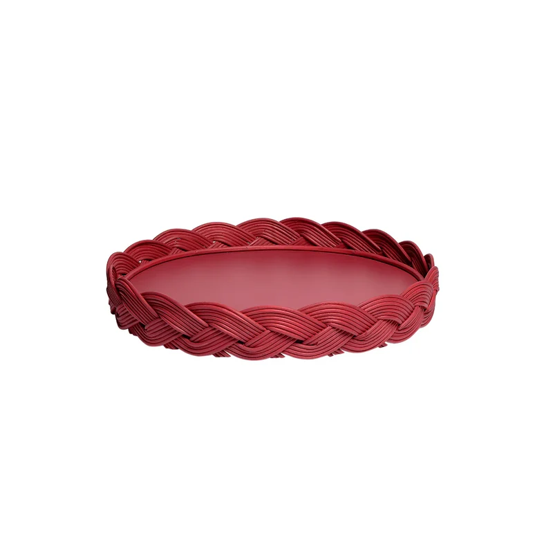Bitossi Home Vassoio Medium Treccia D41 cm Rosso